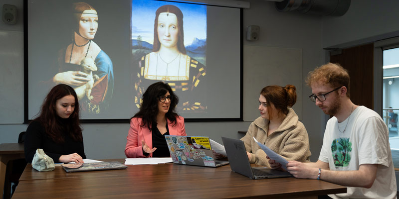 A history of art seminar