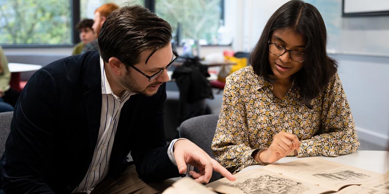 Through our history teaching and research, we aim to gain an in-depth view of the world. We're constantly striving to enhance our understanding of the forces that play a part in economies, societies, cultures, power and faith. We're also home to the Borthwick Institute for Archives, the largest repository in Britain, outside London.
		 