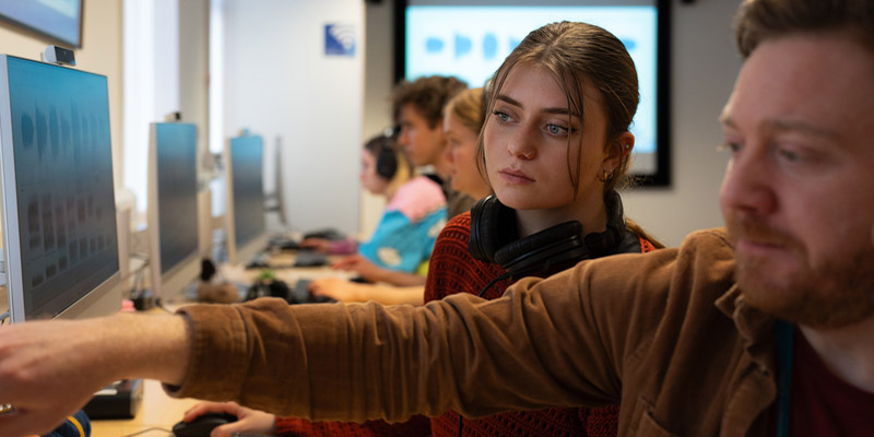 The Department of Language and Linguistic Science have many spaces to explore the study of linguistics. These spaces, such as the forensics lab, have access to specialist software and hardware that students and researchers can use.